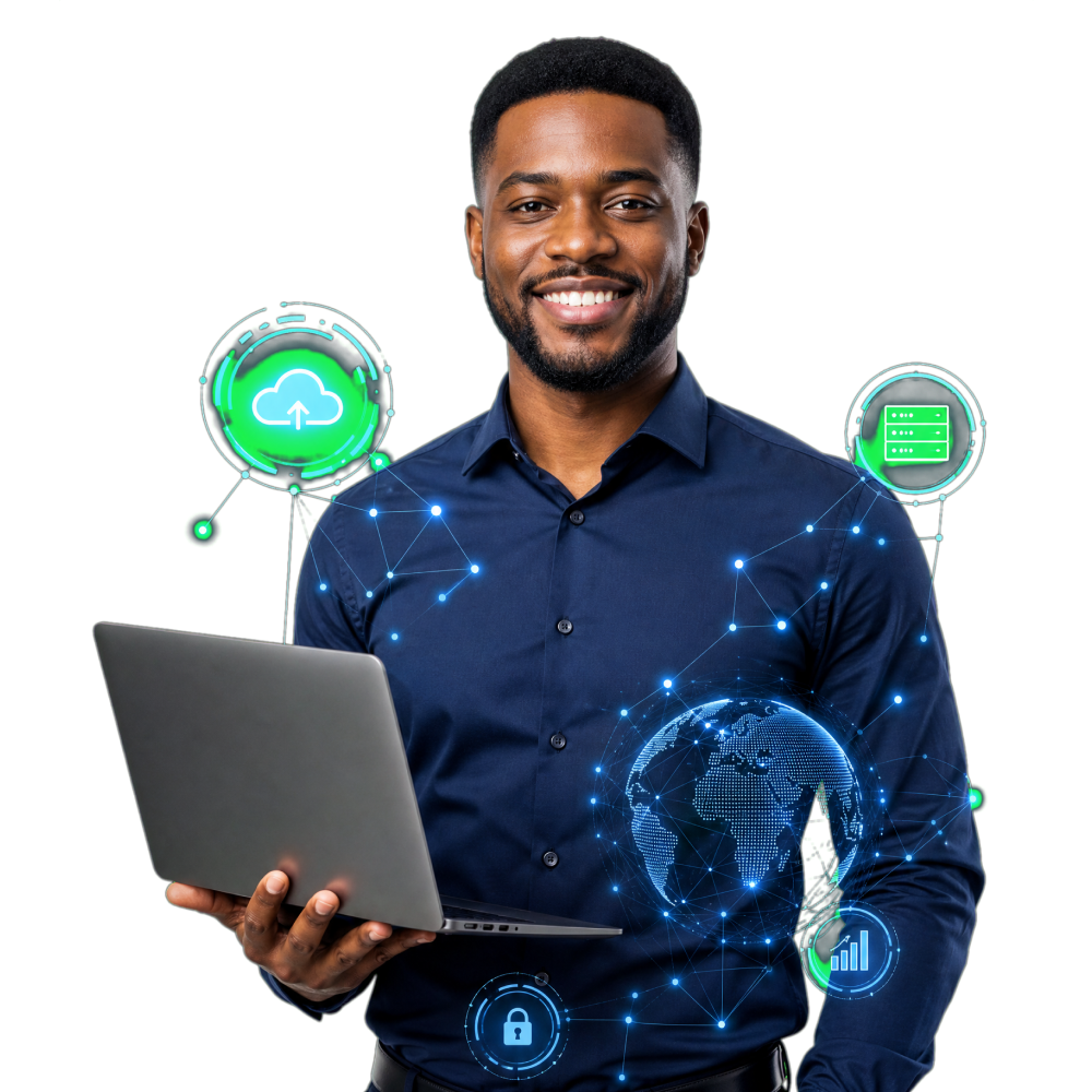 Bluphant Team showcasing digital solution